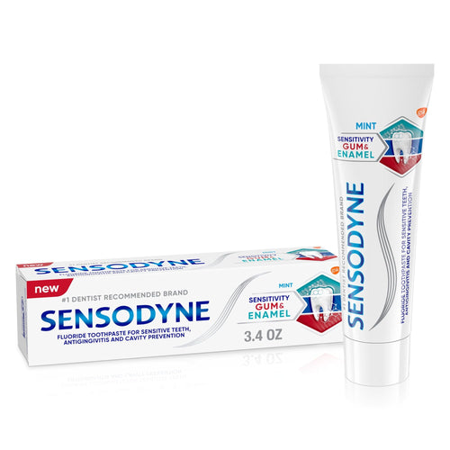 Sensodyne Toothpaste Sensitivity Gum and Enamel Fluoride Toothpaste; Mint Flavor; 3.4 oz EasyOptionXY LLC