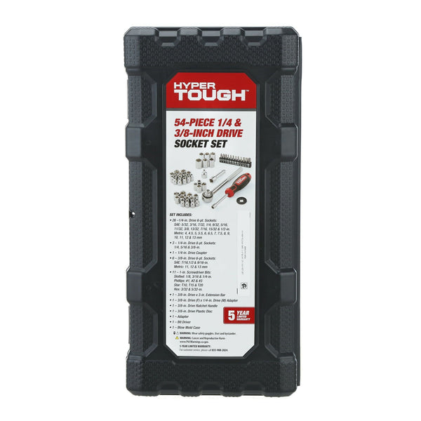 Hyper Tough 54 Piece Socket Set EasyOptionXY LLC