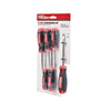 Hyper Tough Heavy-Duty 6-Piece Full Size Steel Philip and Slotted Screwdriver Set, 0 V EasyOptionXY LLC
