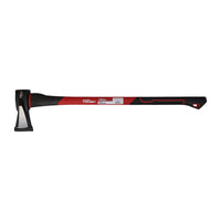 Hyper Tough 4.5lb Wood Log Splitter Axe with Red & Black Double Injection Fiberglass 34" Handle EasyOptionXY LLC