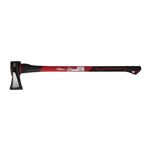 Hyper Tough 4.5lb Wood Log Splitter Axe with Red & Black Double Injection Fiberglass 34" Handle EasyOptionXY LLC