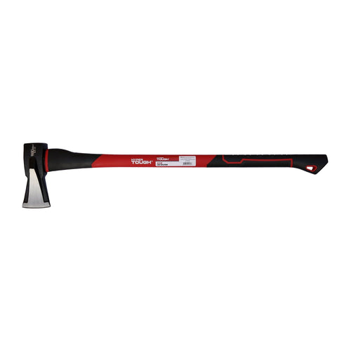 Hyper Tough 4.5lb Wood Log Splitter Axe with Red & Black Double Injection Fiberglass 34" Handle EasyOptionXY LLC