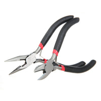 Hyper Tough 2 Piece Mini Long-Nose and Diagonal Pliers Set EasyOptionXY LLC