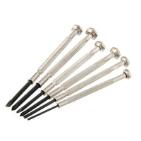 Hyper Tough 6 Piece Precision Philips and Slotted Screwdriver Set TS80037R, Steel EasyOptionXY LLC