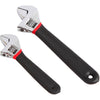 Hyper Tough 2-Piece Adjustable Wrench Set with Comfort Handles, 9019 EasyOptionXY LLC
