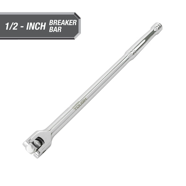 Hyper Tough 15-Inch 1/2-Inch Rust Resistant Breaker Bar with Rotating Head EasyOptionXY LLC