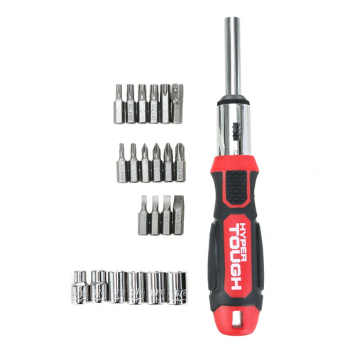 Hyper Tough 23 Piece Ratchet Interchangeable Screwdriver EasyOptionXY LLC