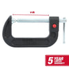 Hyper Tough 4-Inch Push Button Quick Release C-Clamp, 4820V EasyOptionXY LLC