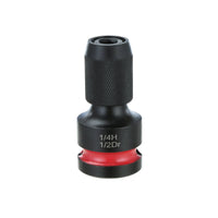 Hyper Tough 1/2 inch Drive to 1/4 inch Drive Quick Release Interchangeable Impact Adapter, New Condition EasyOptionXY LLC
