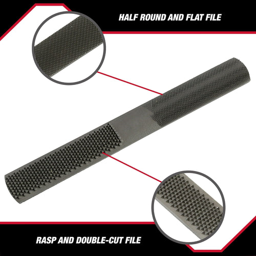 Hyper Tough 4-in-1 Multi-Functional Steel File, 2201 EasyOptionXY LLC