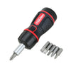 Hyper Tough 7 Piece Stubby Ratcheting Screwdriver Bit Set EasyOptionXY LLC