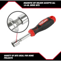 Hyper Tough 30 Piece Screwdriver and Bit Set in Click Fit? Case, 42034CF, New EasyOptionXY LLC