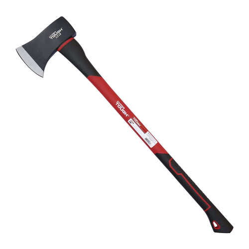 Hyper Tough 3.5 lb Single Bit Axe with Red & Black Double Injection Fiberglass 34" Handle EasyOptionXY LLC