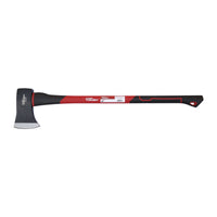 Hyper Tough 3.5 lb Single Bit Axe with Red & Black Double Injection Fiberglass 34" Handle EasyOptionXY LLC
