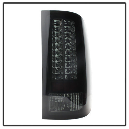 Spyder GMC Sierra 07-13 (Not 3500 Dually 4 Rear Wheels)LED Tail Lights Blk Smke ALT-YD-GS07-LED-BSM OffRoadUSA.com