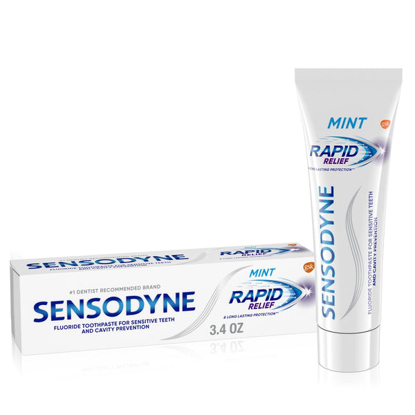 Sensodyne Rapid Relief Sensitive Toothpaste; Mint; 3.4 oz EasyOptionXY LLC
