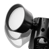 Hyper Tough 2-Head LED Direct Wire Motion Sensing Outdoor Security Light, Black, 120 degree, 2500 Lumens, 120V EasyOptionXY LLC