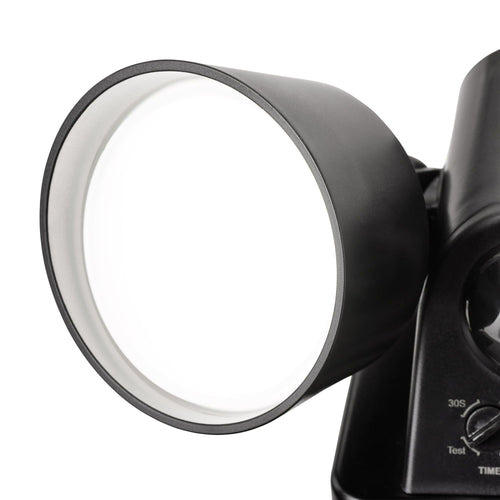 Hyper Tough 2-Head LED Direct Wire Motion Sensing Outdoor Security Light, Black, 120 degree, 2500 Lumens, 120V EasyOptionXY LLC