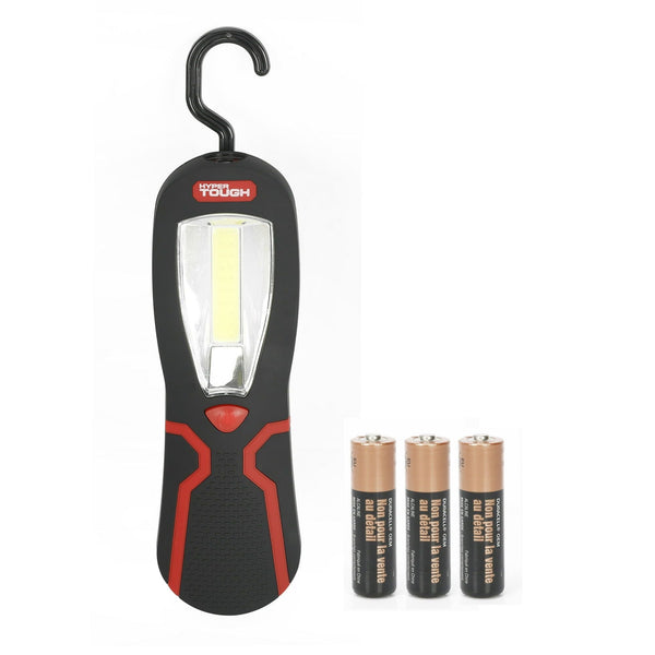 Hyper Tough 2W LED 200 Lumen Hanging Handheld Light, Handheld Portable Work Light, 3AA Batteries EasyOptionXY LLC