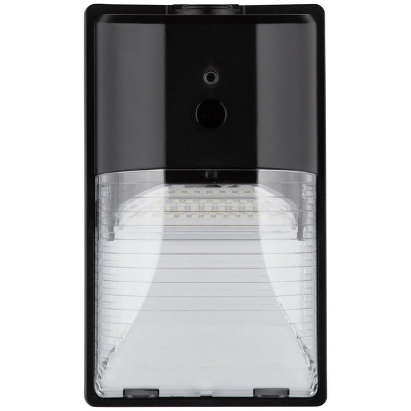 Hyper Tough Direct Wire Pak Light with Clear Lens Cover, Dusk to Dawn, Black, 2000 Lumens, 120V EasyOptionXY LLC