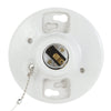 Hyper Tough Pull Chain Traditional Light Bulb Socket Porcelain TD35079G, 2.25" Product Height, 1-PC EasyOptionXY LLC