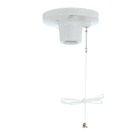 Hyper Tough Pull Chain Traditional Light Bulb Socket Porcelain TD35079G, 2.25" Product Height, 1-PC EasyOptionXY LLC