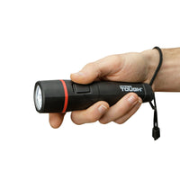 Hyper Tough 150 Lumen Rubber LED Black Flashlight - Batteries Included, 4.3 oz. EasyOptionXY LLC
