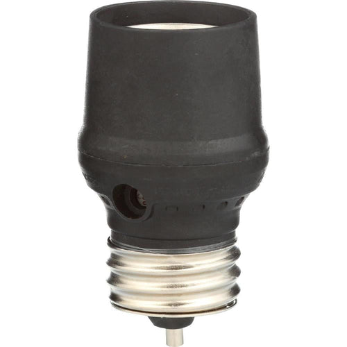 Hyper Tough Indoor/Outdoor Dusk to Dawn 100 Watt Bulb Light Control, Black (1-Pack) EasyOptionXY LLC