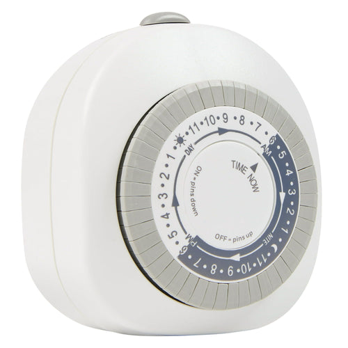 Hyper Tough, Indoor Analog Timer, Single Grounded Outlet EasyOptionXY LLC