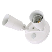 Hyper Tough Dual Head Hardwired Security Light 180-Degree Detection (Bulbs Not Included) EasyOptionXY LLC