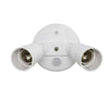 Hyper Tough Dual Head Hardwired Security Light 180-Degree Detection (Bulbs Not Included) EasyOptionXY LLC