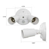 Hyper Tough Dual Head Hardwired Security Light 180-Degree Detection (Bulbs Not Included) EasyOptionXY LLC