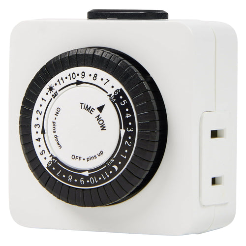 Hyper Tough, Polarized, Analog Indoor Mini Timer, Single Outlet EasyOptionXY LLC