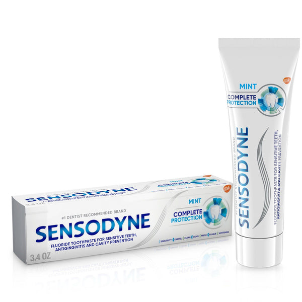 Sensodyne Complete Protection Sensitive Toothpaste; Mint; 3.4 oz EasyOptionXY LLC