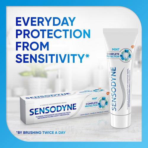 Sensodyne Complete Protection Sensitive Toothpaste; Mint; 3.4 oz EasyOptionXY LLC