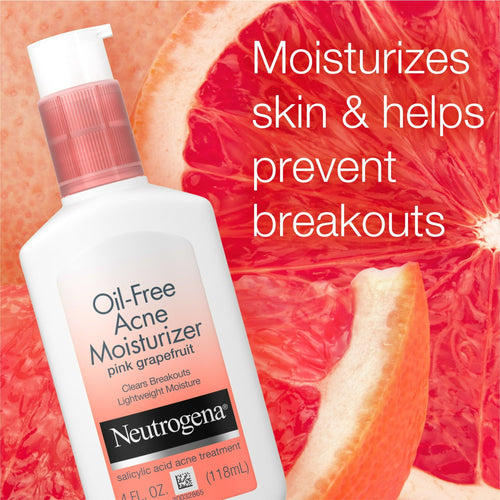 Neutrogena Oil-Free Acne Pink Grapefruit Facial Moisturizer, 4 fl oz EasyOptionXY LLC