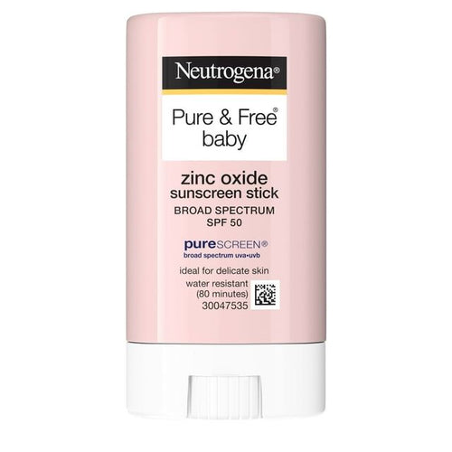 Neutrogena Pure & Free Baby Mineral Sunscreen Stick, SPF 50, 0.47 oz EasyOptionXY LLC