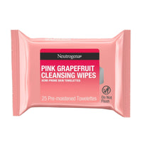Neutrogena Oil-Free Facial Cleansing Wipes, Pink Grapefruit, 25 Ct EasyOptionXY LLC