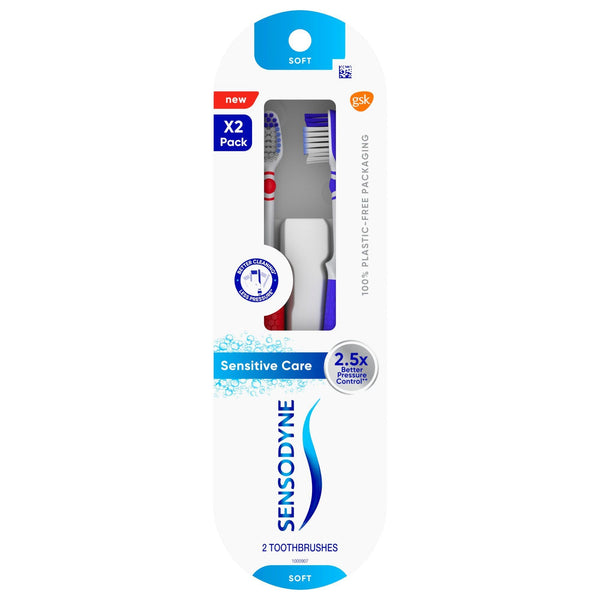 Sensodyne Sensitive Care Soft Toothbrush; 2 Pack EasyOptionXY LLC