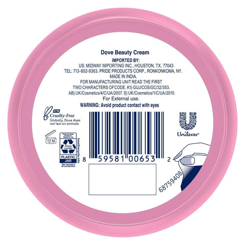 Dove Lotion, Beauty Cream - Light, Fast-Absorbing Face and Body Cream for Normal to Dry Skin, 24-Hour Moisture, Luxuriously Scented Face Cream, Hand & Body Lotion, Travel Size, 2.53 Fl Oz (Pack of 4) EasyOptionXY LLC