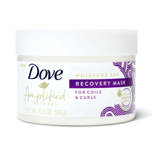 Dove Recovery Hair Mask, Amplified Textures, Hydrating with Honey, for Curly, Coily Hair, 10.5 oz EasyOptionXY LLC