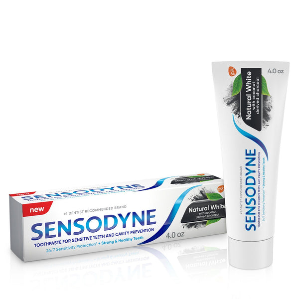 Sensodyne Natural Whitening Charcoal Sensitive Toothpaste; 4 oz EasyOptionXY LLC