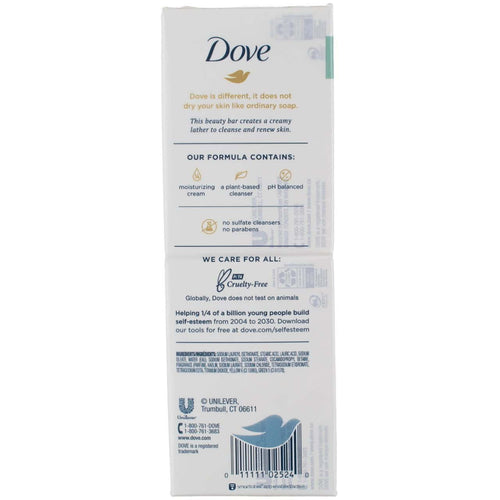 Dove Purifying Detox Moisturizing Beauty Bar Soap, Green Clay, 3.75 oz, 6 Ct EasyOptionXY LLC