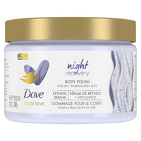 Dove Body Love Body Polish Night Recovery Body Scrub with Retinol and Botanical Oils, 12 oz EasyOptionXY LLC