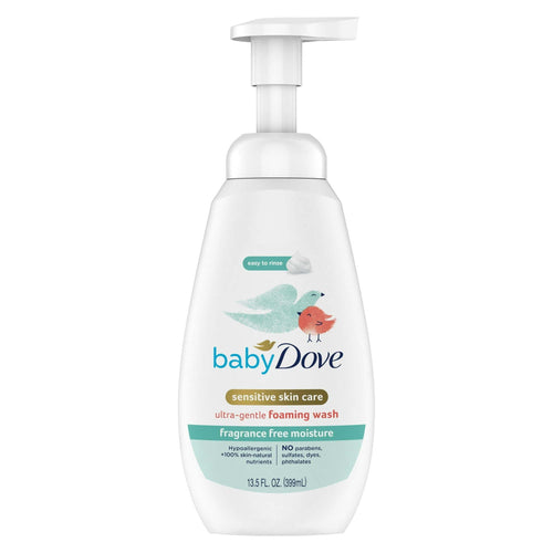 Dove Baby Foaming Wash Fragrance Free Moisture, Ultra Gentle Liquid Body Wash, 13.5 oz EasyOptionXY LLC