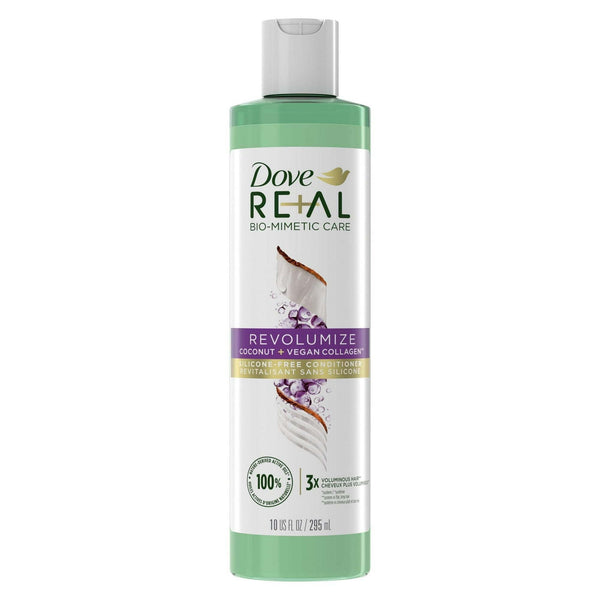 Dove Real Bio-Mimetic Care Daily Conditioner with Vegan Collagen, Coconut, 10 fl oz EasyOptionXY LLC