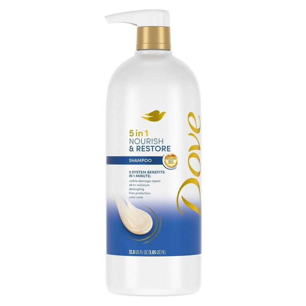 Dove Nourish and Restore 5-in-1 Shampoo (33.8 Fluid Ounce) EasyOptionXY LLC