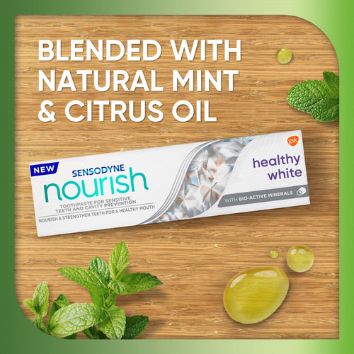 Sensodyne Nourish Healthy White Sensitive Toothpaste; 4 oz EasyOptionXY LLC