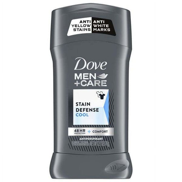 Dove Men+Care Stain Defense Cool Antiperspirant Deodorant Stick, 2.7 oz - 2 Pack EasyOptionXY LLC