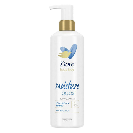 Dove Body Love Moisture Boost Daily Use Hyaluronic Acid Women's Body Cleanser, Vanilla, 17.5 fl oz EasyOptionXY LLC